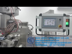 कजाकिस्तान में 6 इंच मध्यम पैमाने पर सर्वो स्वचालित नरम जिलेटिन कैप्सूल इनकैप्सुलेशन मशीन